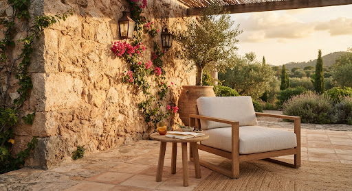 Mediterranean quiet luxury architecture
