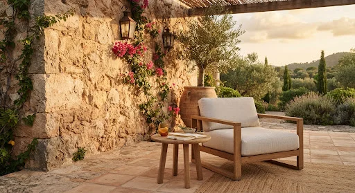 Mediterranean quiet luxury architecture